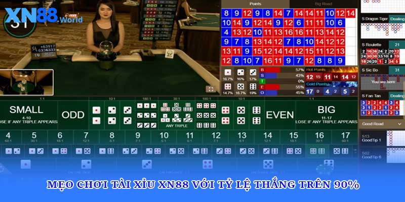 Mẹo chơi tài xỉu XN88 với tỷ lệ thắng trên 90%