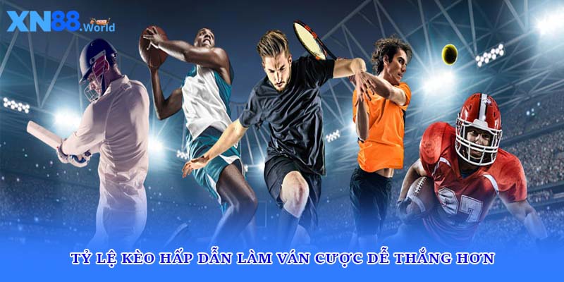 Tỷ lệ kèo hấp dẫn làm ván cược dễ thắng hơn